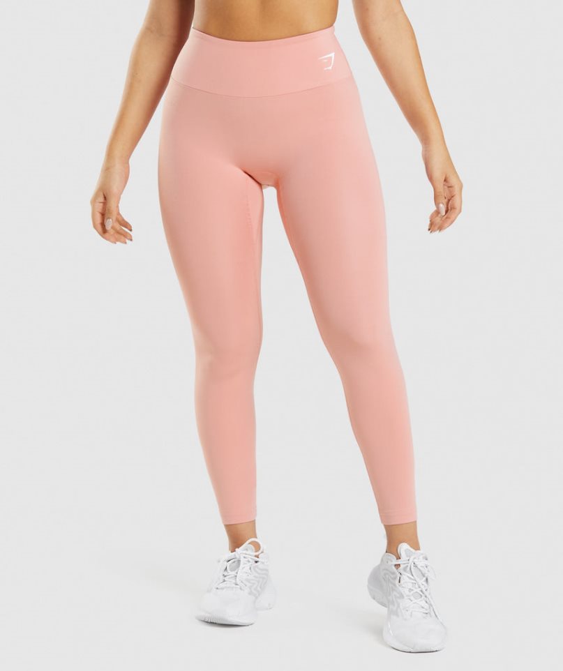 Women\'s Gymshark Training Leggings Pink | CA N3150A